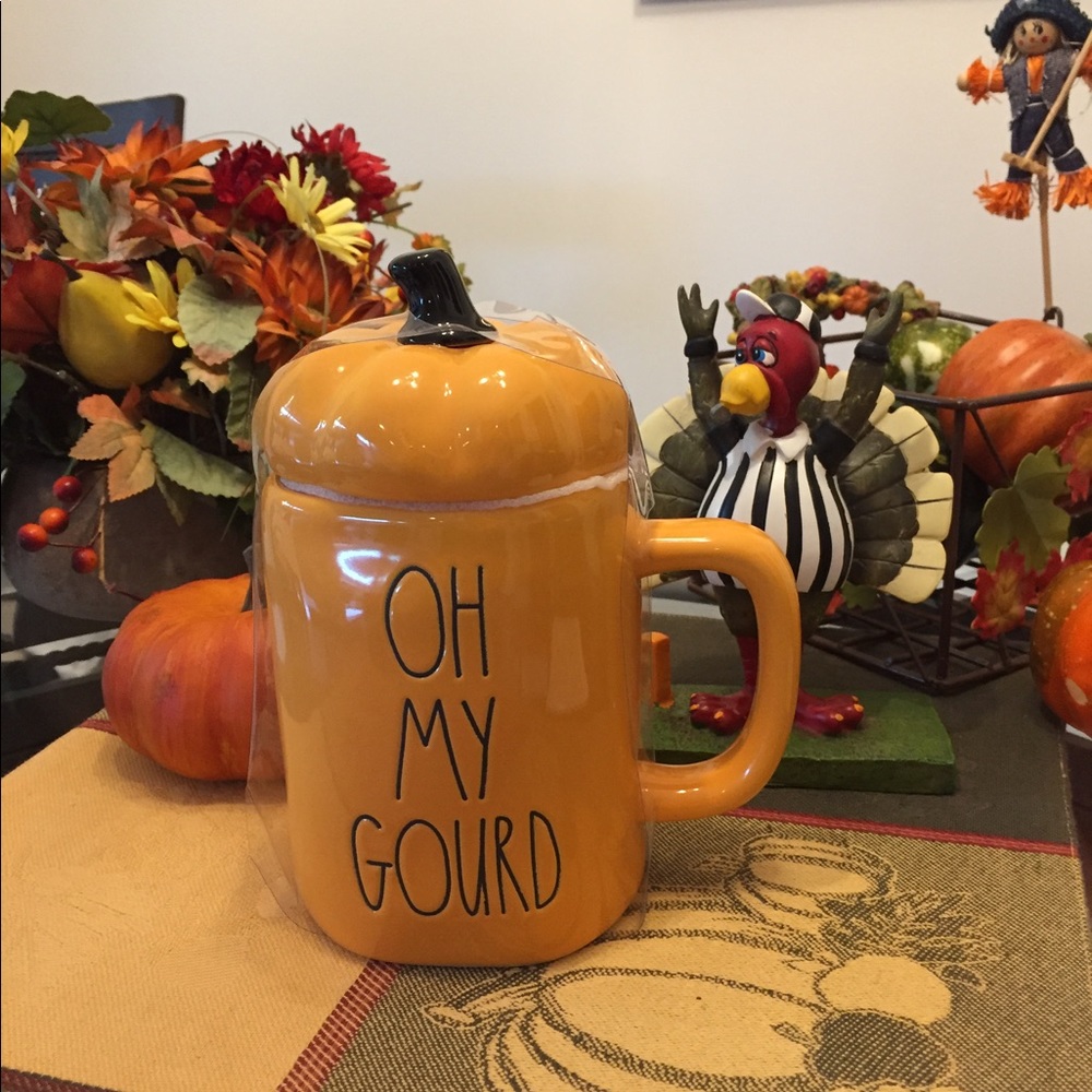 Rae Dunn OH MY GOURD Mug Pumpkin topper ๐ - Picture 1 of 5